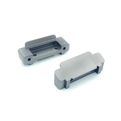 Kompatibel Mit Wltoys A959-B A969-B A979-B 1/18 RC-Auto-Modifikations-Upgrade-Ersatzteile, 2-teilige Vordere Und Hintere Stoßstange RC-Stoßstange(Gray) von hjuink