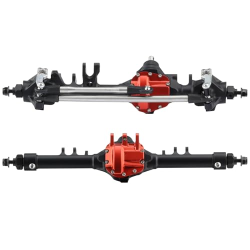 RC Teile Kompatibel Mit Axial Für SCX10 II VS4-10 Für Rock Trucks 1/10 RC Crawler Teile Bearbeitetes Aluminium Offset Straight Axle Set von hjuink