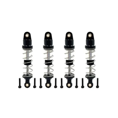 RC Teile Kompatibel Mit MJX 14211 14209 14210 16207 08 09 10 H16 H6V3 M162 M163 RC-Auto-Upgrade-Teile Metallöl-Stoßdämpfer(Black) von hjuink