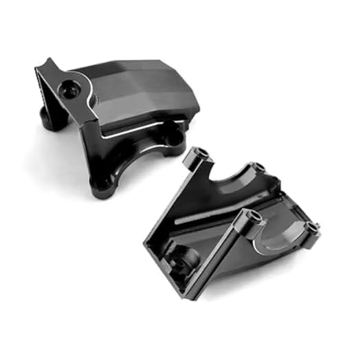 RC Teile Kompatibel Mit Traxxas 1/5 Für X-Maxx 1/6 Für XRT RC Monster Truck Teile Metall Vorne Hinten 7780 Differentialgehäuse Getriebeabdeckung(Black) von hjuink
