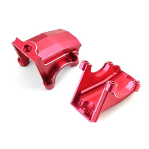 RC Teile Kompatibel Mit Traxxas 1/5 Für X-Maxx 1/6 Für XRT RC Monster Truck Teile Metall Vorne Hinten 7780 Differentialgehäuse Getriebeabdeckung(Red) von hjuink