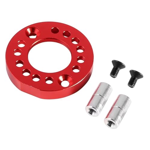 Rc Car Zubehör Kompatibel Mit Tamiya TA01 TA02 DF01 RC Auto Upgrade Teile Zubehör Metall Motorhalterung Für Sitz XS-TA29065(Red) von hjuink