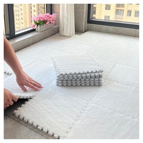 Set von 10 Stück Schaumstoff-Verlegematten - 30x30 Cm, Weiche Sensorplatten Zur Selbstmontage Teppiche Schlafzimmer Zimmer Spiel(#9) von hnkhpkl