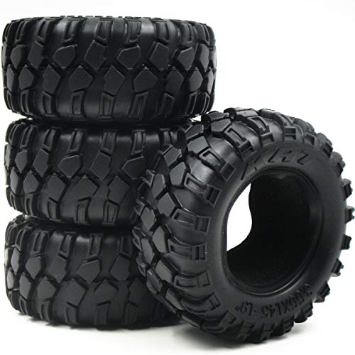 4 Stück RC 4,8 cm Rock Crawler Reifen, Schlamm, Off-Road-Reifen, Höhe 90 mm von hobbysoul