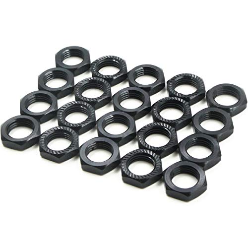 RC 1/8 17mm Aluminium Radmuttern Gewinde 1,0mm Schwarz für 1/8 RC Fahrzeug Modell Losi Xray Kyosho Hot Bodies Mugen Associated oder jede andere 1,0 mm Gewindenabe RC 1/8 17mm Aluminium Radmuttern Gewinde 1,0mm Schwarz für 1/8 RC Fahrzeug Modell Losi Xray Kyosho Hot Bodies Mugen Associated oder jede andere 1,0 mm Gewindenabe von hobbysoul