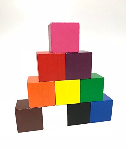 Holzwürfel 30x30x30mm Bunte Mischung 10 Stück Holzwürfel 30x30x30mm Bunte Mischung 10 Stück von holzwuerfel.com
