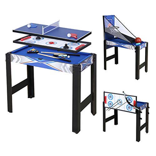 homelikesport 5 in 1 Spieltisch Multigame Spieltisch Hockey Tisch Pool Tisch Basketball Tisch Tischtennis Tisch Pfeil und Bogen Tisch, 91.5 x 48 x 76cm homelikesport 5 in 1 Spieltisch Multigame Spieltisch Hockey Tisch Pool Tisch Basketball Tisch Tischtennis Tisch Pfeil und Bogen Tisch, 91.5 x 48 x 76cm von homelikesport