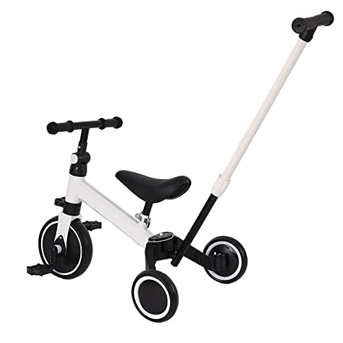 Homewell Kinderdreirad 3-in-1 Schiebewagen & Laufrad ab 12 Monaten bis 4 Jahren, Rutschfester Stahlrahmen, Verstellbarer Sitz/Eva-Räder, Klappbare Pedale Homewell Kinderdreirad 3-in-1 Schiebewagen & Laufrad ab 12 Monaten bis 4 Jahren, Rutschfester Stahlrahmen, Verstellbarer Sitz/Eva-Räder, Klappbare Pedale von homewell