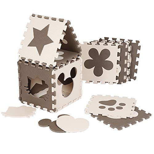 Kinder Puzzlematte Puzzlematte Test Kinderspielteppich Spielmatte Eva-Schaum Puzzlematte Kinder Krabbelmatte Schadstofffrei Schadstofffrei Antirutsch Bodenschoner 120x92,5cm Beige Braun Kinder Puzzlematte Puzzlematte Test Kinderspielteppich Spielmatte Eva-Schaum Puzzlematte Kinder Krabbelmatte Schadstofffrei Schadstofffrei Antirutsch Bodenschoner 120x92,5cm Beige Braun von homewell