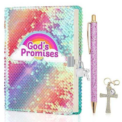 homicozy Gebetsdiar für Frauen, geheimes christliches Tagebuch mit rosa Kreuz und Glitter Kugelschreiber, Coloring Shining Art Geschenk, funkelnder Regenbogen privates Tagebuch für Erwachsene homicozy Gebetsdiar für Frauen, geheimes christliches Tagebuch mit rosa Kreuz und Glitter Kugelschreiber, Coloring Shining Art Geschenk, funkelnder Regenbogen privates Tagebuch für Erwachsene von homicozy