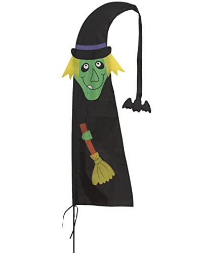 Horror-Shop Halloween Fahne Hexe als Dekoration 150cm Horror-Shop Halloween Fahne Hexe als Dekoration 150cm von Horror-Shop