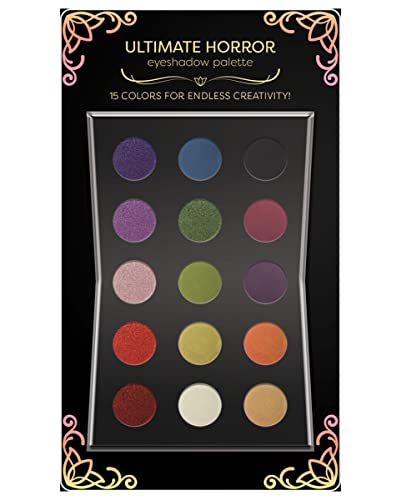 horror-shop 15-TLG. Lidschatten Palette in Halloween Farben von Horror-Shop