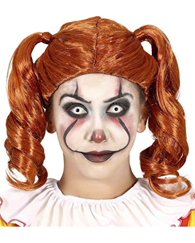 horror-shop Creepy Clown Halloween Zopfperücke Kupferfarben horror-shop Creepy Clown Halloween Zopfperücke Kupferfarben von Horror-Shop