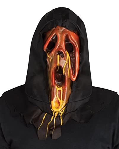 horror-shop Dead by Daylight Scorched Ghost Face Scream Maske mit Kapuze von Horror-Shop