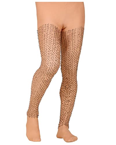 Horror-Shop Haarige Beine Scherz-Strumpfhose als Kostümzubehör XL von Horror-Shop