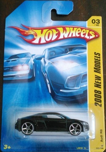 2008 Hot Wheels New Models Audi R8 Black With OH5SP Wheel Variant #003/196 2008 Hot Wheels New Models Audi R8 Black With OH5SP Wheel Variant #003/196 von Hot Wheels