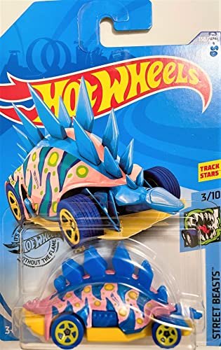 Mattel Hot Wheels 2020 Street Beasts Dinosaurierauto, Motosaurus, 138/250, Auto, 3 Jahre und älter (unisex), ca. 11 x 3.3 x 16.51 cm von Mattel