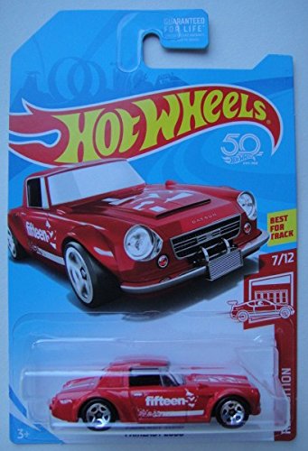 Hot Wheels RED EDITION 7/12, RED FAIRLADY 2000 50TH ANNIVERSARY CARD von Hot Wheels