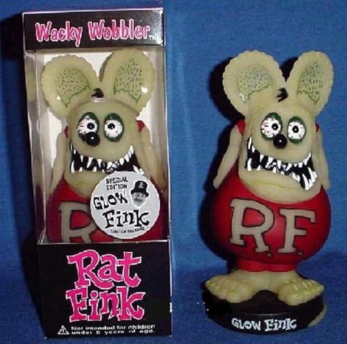 hotrodspirit - Figur Rat Fink Glow in The Dark Corp rot phosphoreszierend hotrodspirit - Figur Rat Fink Glow in The Dark Corp rot phosphoreszierend von hotrodspirit