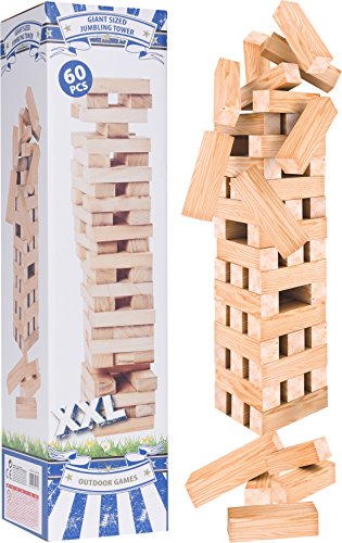 Stapelspiel Turmspiel Holzspiel Spielzeug Geschicklichkeitsspiel 50 cm hoch XXL S110 Stapelspiel Turmspiel Holzspiel Spielzeug Geschicklichkeitsspiel 50 cm hoch XXL S110 von Outdoor Games