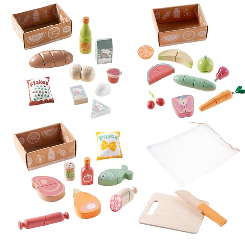 howa Kaufladenzubehör Set aus Holz Obst, Gemüse, Spiellebensmittel, Frühstücksset Zubehör Spielzeug für Kaufladen und Kinderküche 32 TLG. 14891 howa Kaufladenzubehör Set aus Holz Obst, Gemüse, Spiellebensmittel, Frühstücksset Zubehör Spielzeug für Kaufladen und Kinderküche 32 TLG. 14891 von howa