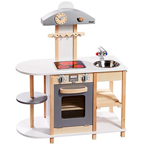 howa Spielküche Deluxe Holz mit LED Kochfeld 4815 von howa