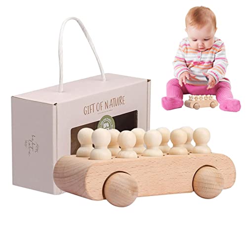 huiba Autos mit Holzsprossen | Zylindergriff mit Sicherheitsknopf für Kinder | Lernspielzeug für die Kleinsten, Kinder, Erwachsene, Familie, Geburtstagsgeschenke huiba Autos mit Holzsprossen | Zylindergriff mit Sicherheitsknopf für Kinder | Lernspielzeug für die Kleinsten, Kinder, Erwachsene, Familie, Geburtstagsgeschenke von huiba