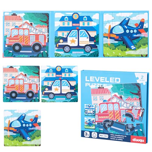 Huotflame Magnetisches Kinderpuzzle Spielzeug ab 2 Jahre – Lernpuzzle mit Verkehrsmotiven, 9-12-16 Teile – Spielzeug ab 3 Jahre für Kinder Reisen Auto Flugzeug Kindergarten Huotflame Magnetisches Kinderpuzzle Spielzeug ab 2 Jahre – Lernpuzzle mit Verkehrsmotiven, 9-12-16 Teile – Spielzeug ab 3 Jahre für Kinder Reisen Auto Flugzeug Kindergarten von huoflame