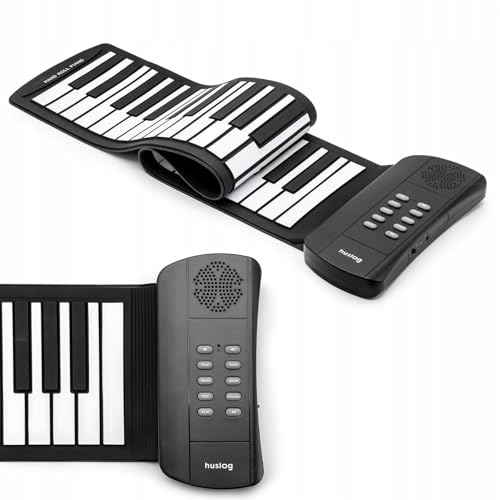 Huslog Keyboard, Lernen, for Kinder, Pianino, 49 Tasten, Kids, Silikon von huslog
