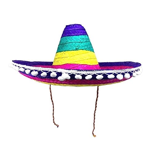 huwvqci Sombrero-Hut aus Bambus, Festivalhut, Mexikaner, Party-Hut, Fotografie-Requisiten für Erwachsene, traditionelles Kostüm, Kopfbedeckung, Strohhut, Sonnenschutzhut huwvqci Sombrero-Hut aus Bambus, Festivalhut, Mexikaner, Party-Hut, Fotografie-Requisiten für Erwachsene, traditionelles Kostüm, Kopfbedeckung, Strohhut, Sonnenschutzhut von huwvqci