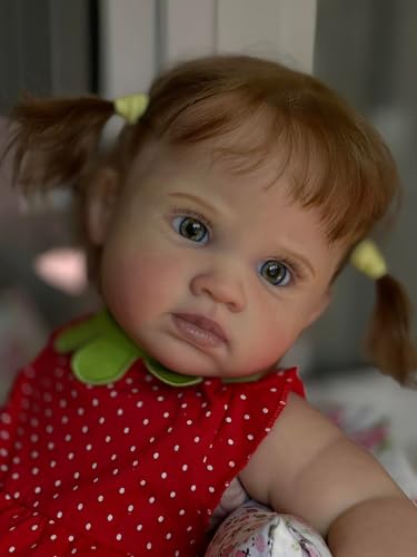iCradle Reborn Babies 60-24 Zoll verwurzeltes Haar, weiches Boby Vinyl, realistische Neugeborenen-Puppen, echte handgefertigte Puppen, Baby, ab drei Jahren von iCradle