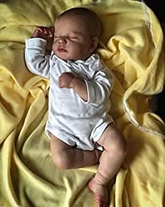 iCradle Reborn Baby Dolls 20 Zoll 50cm Reborn Kleinkind Puppe Weiches Vinyl Silikon Echtes Leben Wie Neugeborene Puppen Magnet Schnuller Geburtstagsgeschenke Spielzeug iCradle Reborn Baby Dolls 20 Zoll 50cm Reborn Kleinkind Puppe Weiches Vinyl Silikon Echtes Leben Wie Neugeborene Puppen Magnet Schnuller Geburtstagsgeschenke Spielzeug von iCradle