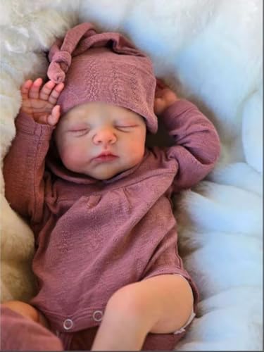iCradle Reborn Babypuppen, 45,7 cm, Reborn-Baby-Mädchen, Sie hat feines Vinyl, bemalte Haare, bemalt, sie ist handgefertigt und hat einen weichen Körper als Geschenk für Mädchen iCradle Reborn Babypuppen, 45,7 cm, Reborn-Baby-Mädchen, Sie hat feines Vinyl, bemalte Haare, bemalt, sie ist handgefertigt und hat einen weichen Körper als Geschenk für Mädchen von iCradle