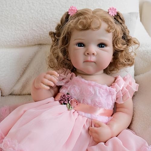 iCradle Reborn Dolls 45.7 cm 46cm Lebensechte Reborn Baby Bettie Puppe Silikon Ganzkörper Vinyl Neugeborene Mädchen Puppen Schöne Wurzelhaare Ab 3 Jahren iCradle Reborn Dolls 45.7 cm 46cm Lebensechte Reborn Baby Bettie Puppe Silikon Ganzkörper Vinyl Neugeborene Mädchen Puppen Schöne Wurzelhaare Ab 3 Jahren von iCradle