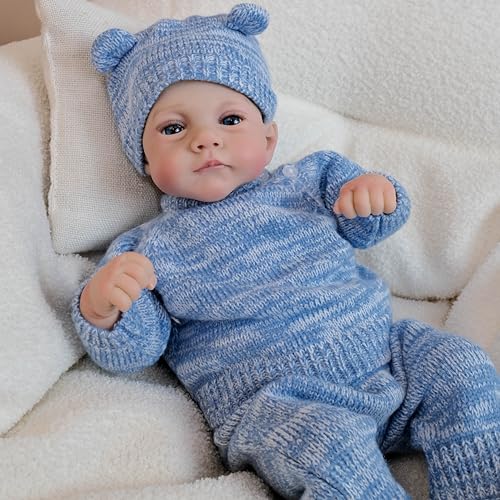 iCradle Reborn-Puppen, 45,7 cm, handgefertigt, realistische Babypuppe, weicher Stoffkörper, 46 cm, Silikon, lebensecht, ab 3 Jahren iCradle Reborn-Puppen, 45,7 cm, handgefertigt, realistische Babypuppe, weicher Stoffkörper, 46 cm, Silikon, lebensecht, ab 3 Jahren von iCradle