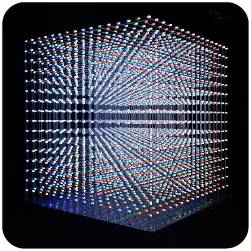 iCubeSmart LED Cube Elektronik Bausatz DIY Electronic Kit DIY Löten Bausatz (3D16S-MULTI-EU) von iCubeSmart
