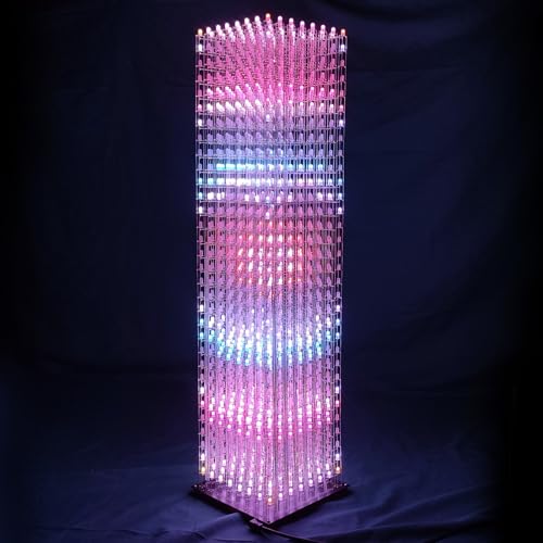 iCubeSmart LED Cube Elektronik Bausatz DIY Electronic Kit DIY Löten Bausatz (8X8X32RGB-EU) von iCubeSmart