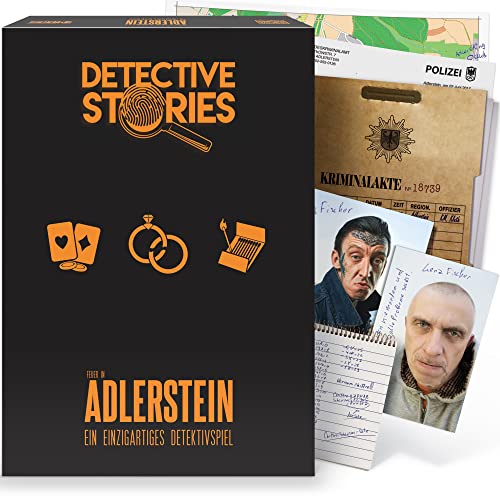 iDventure Detective Stories. Das Feuer in Adlerstein. Tatort Detektivspiel, Krimispiel, Escape Room Spiel für zu Hause von iDventure