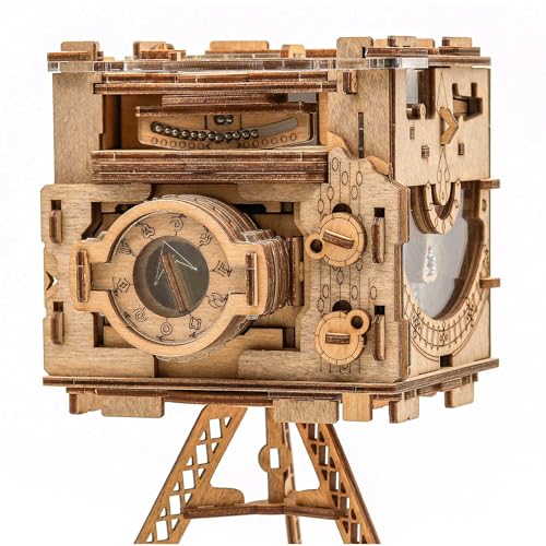 iDventure Cluebox PRO - Sherlocks Photocamera: Puzzlebox Escape Room Spiel - kniffeliges 3D Holzpuzzel Rätselbox - einzigartige Knobelspiele - Brainteaser Box Für Erwachsene und Sequenzielle Puzzle von iDventure