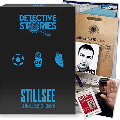 iDventure Escape Room Spiel - Detective Stories - Stillsee - Spannendes Detektiv Krimi Spiel für Erwachsene - Gesellschaftsspiele für Kinder ab 14 Jahren [1–6+ Spieler] von iDventure