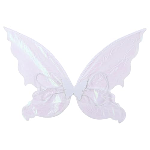 IEFIEL Halloween Elfen Fen Cosplay Zubebör Glitzer Feenflügel mit Elfenohren Zauberstab Kranz Set Feen Cosplay Kostüm Fotografie Requisiten Weiß Flügel One Size IEFIEL Halloween Elfen Fen Cosplay Zubebör Glitzer Feenflügel mit Elfenohren Zauberstab Kranz Set Feen Cosplay Kostüm Fotografie Requisiten Weiß Flügel One Size von iEFiEL