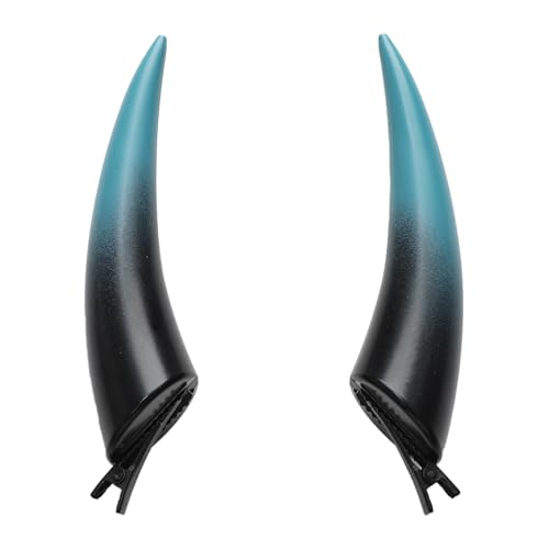 iEFiEL 2Pcs Halloween Teufel Hörner Haarspangen Dämon Horn Hairpins Gothic Punk Böse Hörner Haarnadel Devil Kopfbedeckung Cosplay Fasching Zubehör Blau One Size iEFiEL 2Pcs Halloween Teufel Hörner Haarspangen Dämon Horn Hairpins Gothic Punk Böse Hörner Haarnadel Devil Kopfbedeckung Cosplay Fasching Zubehör Blau One Size von iEFiEL