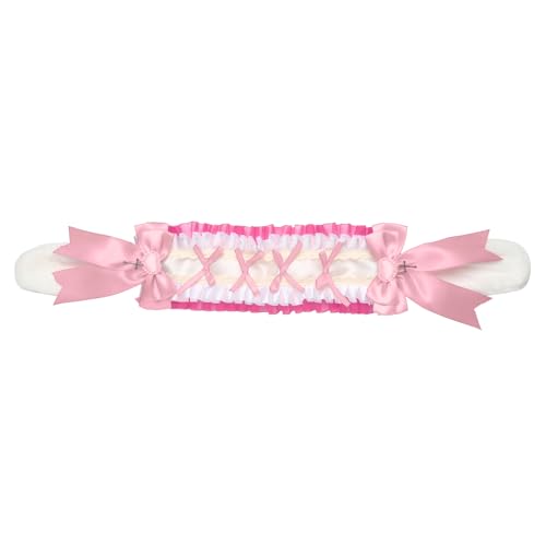 iEFiEL Süße Kaninchenohren Stirnband Lolita Spitze Clips Kopfbedeckung Lolita Haarschmuck Rosa 2 One Size iEFiEL Süße Kaninchenohren Stirnband Lolita Spitze Clips Kopfbedeckung Lolita Haarschmuck Rosa 2 One Size von iEFiEL