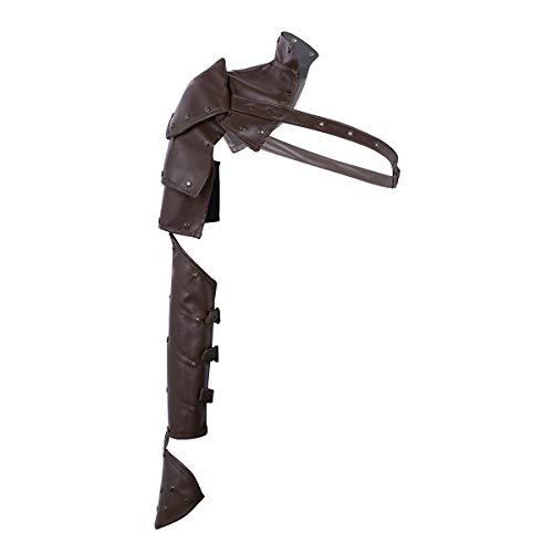 iEFiEL Vintage Unisex PU Leder Harness Schultergurt Steampunk Gothic Schulterschutz mit Armschutz Schulter Rüstung Karneval Fasching Cosplay Kostüm Zubehör Dunkel Kaffee One Size iEFiEL Vintage Unisex PU Leder Harness Schultergurt Steampunk Gothic Schulterschutz mit Armschutz Schulter Rüstung Karneval Fasching Cosplay Kostüm Zubehör Dunkel Kaffee One Size von iEFiEL