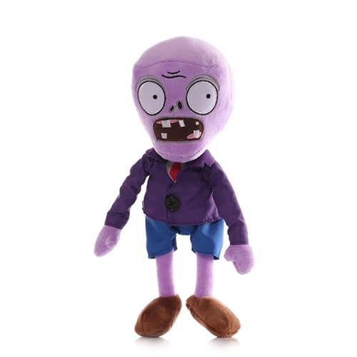 iFii Profession PVZ Zombie-Plüsch, 30 cm, niedliche Pflanzen gegen Zombies, Plüschtier, Violetter Zombie von iFii