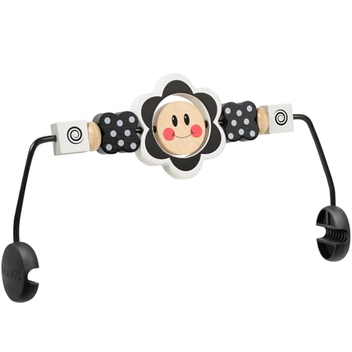 iGRATENS Baby Bouncer Toy Bar, Bouncer Toy Bar, leicht zu befestigen und zu entfernen, kinderfreundliche Materialien, ideal für Baby, schwarz und weiß Babyspielzeug iGRATENS Baby Bouncer Toy Bar, Bouncer Toy Bar, leicht zu befestigen und zu entfernen, kinderfreundliche Materialien, ideal für Baby, schwarz und weiß Babyspielzeug von iGRATENS