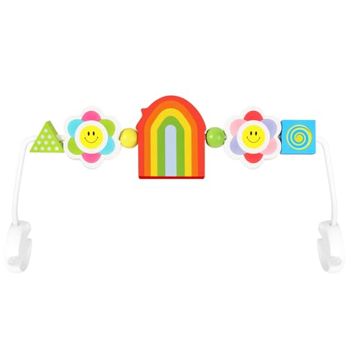 iGRATENS Baby Bouncer Toy Bar, leicht zu befestigen und zu entfernen, kinderfreundliche Materialien, ideal für Baby, Regenbogen iGRATENS Baby Bouncer Toy Bar, leicht zu befestigen und zu entfernen, kinderfreundliche Materialien, ideal für Baby, Regenbogen von iGRATENS