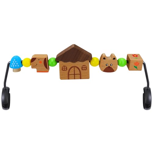 iGRATENS Babywippen-Spielzeugstange, Spielzeug für Babywippen Soft & Bliss, einfach anzubringen und zu entfernen, kindgerechte Materialien, spannendes Design für neugierige Babys, Haustierparadies iGRATENS Babywippen-Spielzeugstange, Spielzeug für Babywippen Soft & Bliss, einfach anzubringen und zu entfernen, kindgerechte Materialien, spannendes Design für neugierige Babys, Haustierparadies von iGRATENS