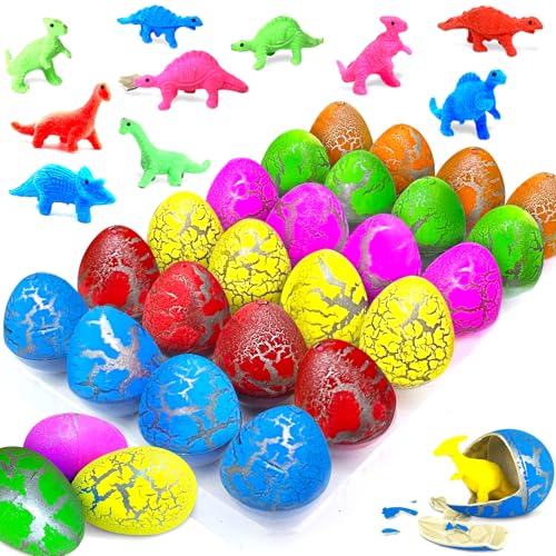 24 Stück Dinosauriereier zum Ausbrüten von Halloween-Partygeschenken für Kinder, Geburtstagsgeschenk, Kindergeburtstagsgeschenktüte, zum Wachsen im Wasser, Luke, Ei 24 Stück Dinosauriereier zum Ausbrüten von Halloween-Partygeschenken für Kinder, Geburtstagsgeschenk, Kindergeburtstagsgeschenktüte, zum Wachsen im Wasser, Luke, Ei von iGeeKid