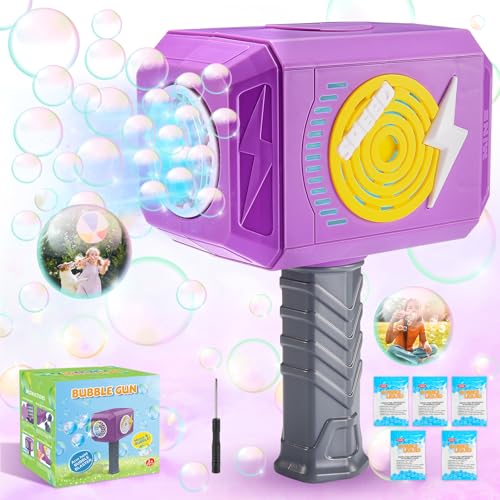 Seifenblasenmaschine Kinder, iKidiki Seifenblasenpistole Kinder Gartenspielzeug Kinder Outdoor Spielzeug ab 3-10 Jahre Spielzeug Mädchen 3-10 Jahre - 2024 Neues Hammerdesign Seifenblasenmaschine Kinder, iKidiki Seifenblasenpistole Kinder Gartenspielzeug Kinder Outdoor Spielzeug ab 3-10 Jahre Spielzeug Mädchen 3-10 Jahre - 2024 Neues Hammerdesign von iKidiki